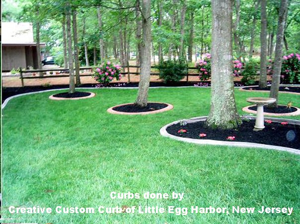 Curbs done by Creative Custom Curb of Little Egg Harbor, NJ