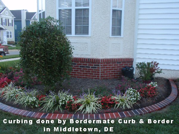 Curbing done by Bordermate Curb & Border in Middletown, DE